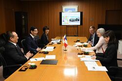 会談の様子の写真