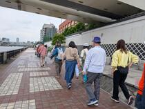 浅草寿地区ウォーキングの様子