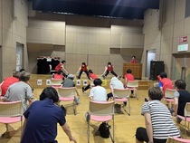 浅草橋紅白マロニエ祭りの様子