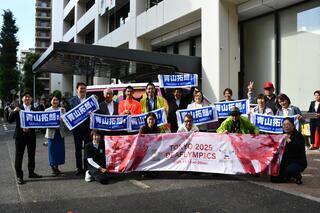 キャラバンカー来庁記念イベント