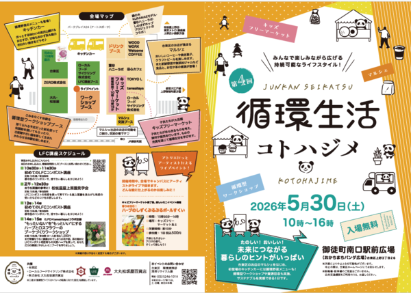 第4回循環生活コトハジメチラシ（表）