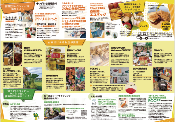 第4回循環生活コトハジメチラシ（裏）