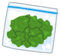 フリーザーバックに入った野菜