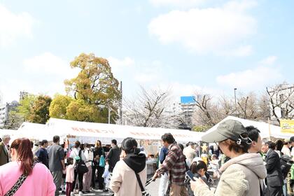 にぎわう会場の様子の写真