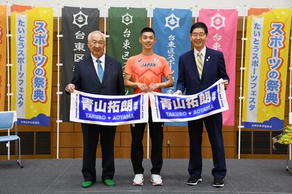 記念撮影の写真