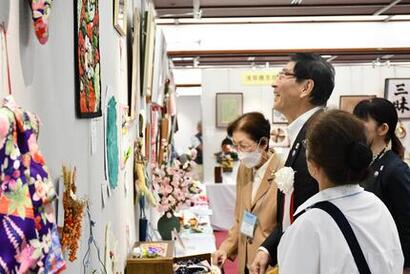 展覧の様子の写真