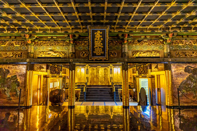 上野東照宮社殿内部の画像