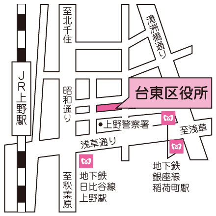 第1期日前投票所の地図