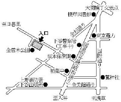 第10投票所の地図