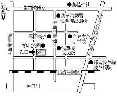 第15投票所の地図