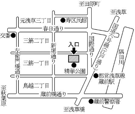 第17投票所の地図