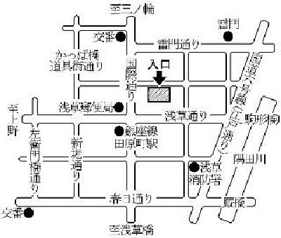 第18投票所の地図