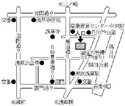 第19投票所の地図