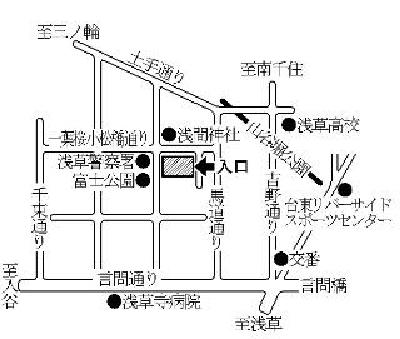 第22投票所の地図