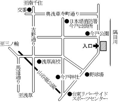 第23投票所の地図