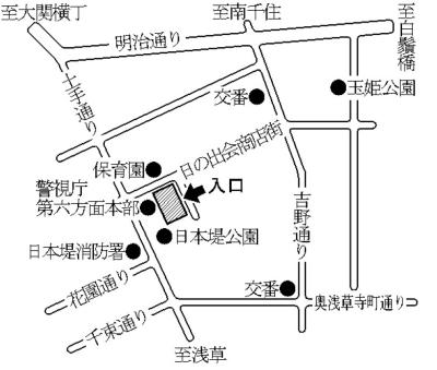 第24投票所の地図