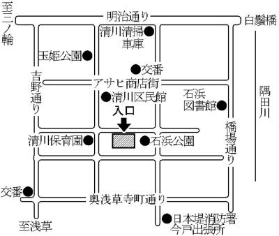 第25投票所の地図