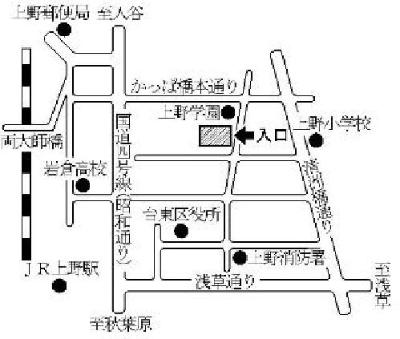 第4投票所の地図