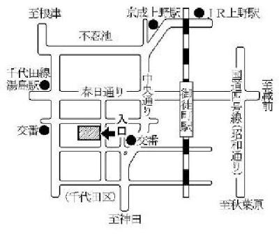 第5投票所の地図