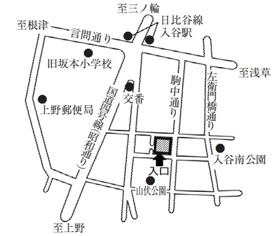 第8投票所の地図