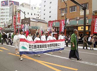 東京時代まつりパレードの様子