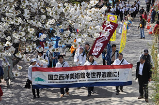 桜橋花まつりの様子