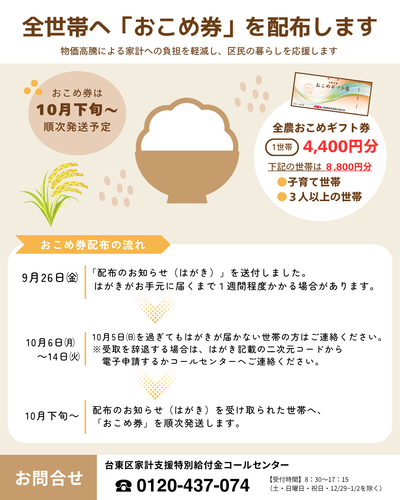 事業案内チラシの画像