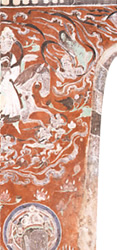 敦煌莫高窟壁画第57窟 西壁 龕外南側（初唐）