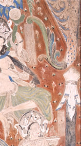 敦煌莫高窟壁画第285窟 西壁 正龕南側部分